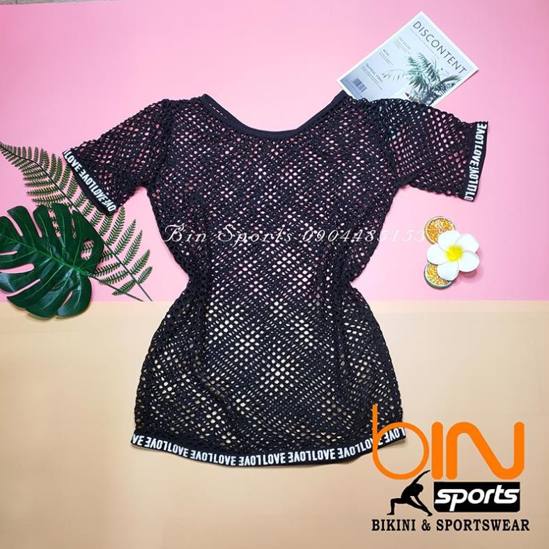 Aó Lưới Đi Biển Khoác Ngoài Bin Sports ALU002 [ Bikini Giá Xưởng ] | BigBuy360 - bigbuy360.vn