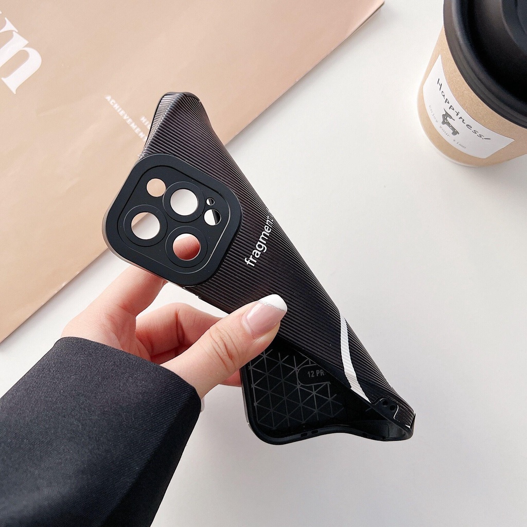 Sang Trọng Ốp Điện Thoại Da In logo Bu Lông Cho iphone 13 Pro Max i13 13pro 11 Pro Max i11 X XR Xs Max 7plus 8plus 12Pro 12 Pro Max