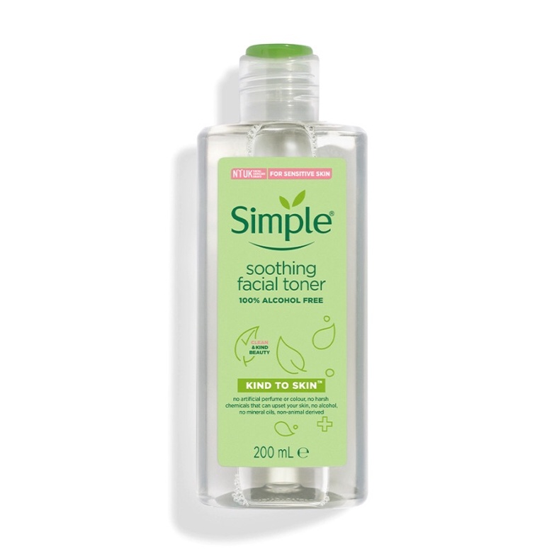 Nước Hoa Hồng Simple Kind To Skin Soothing Facial Toner 200ml