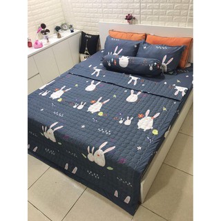 Sét ga gối + chăn hè poly - HÀNG LOẠI 1