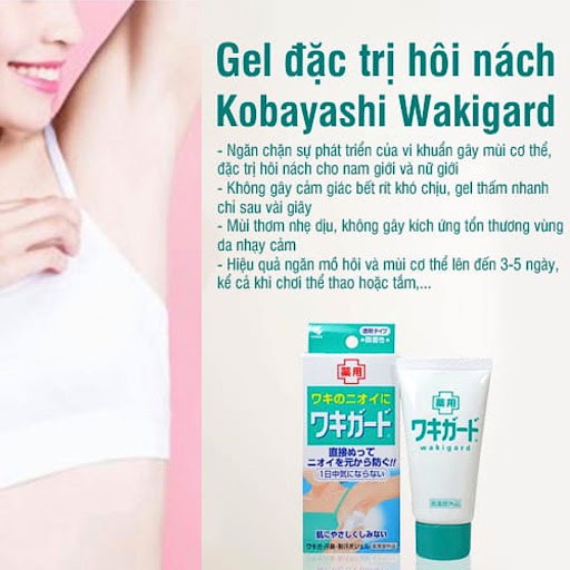 Gel lăn khử mùi hôi nách Kobayashi Nhật