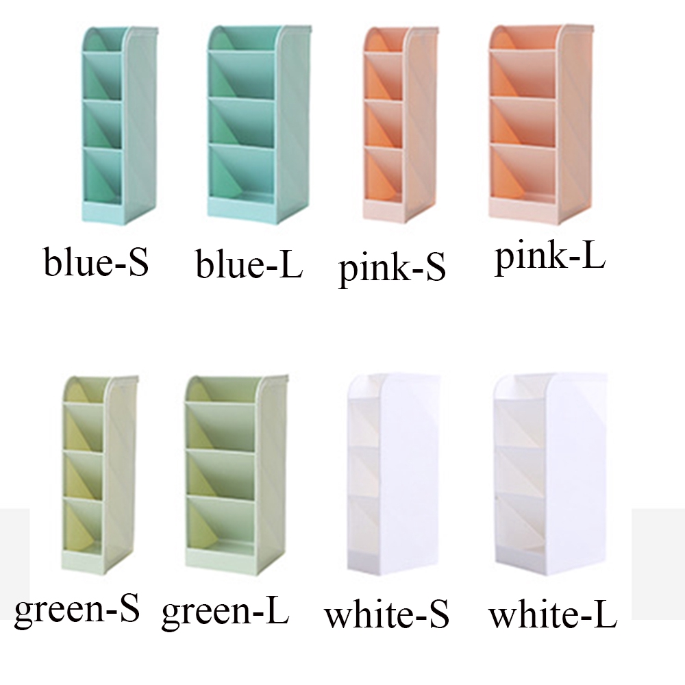 4 Lưới Lưu trữ Mỹ phẩm Lưới phụ Hộp đựng bút Trang điểm Tổ chức để bàn Giá đỡ trong suốt Matte đa chức năng Hộp văn phòng phẩm Đồ dùng văn phòng