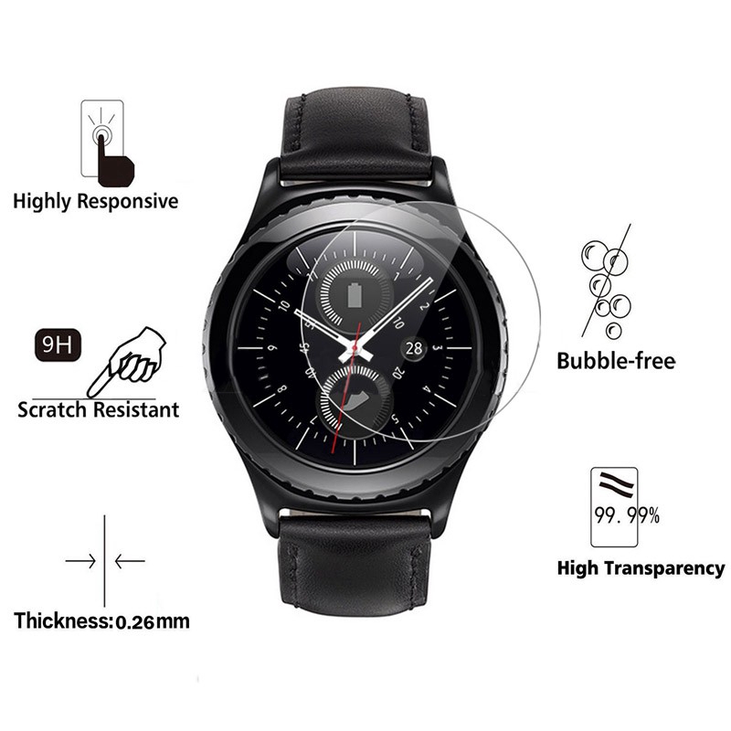 Kính Cường Lực 9h Siêu Mỏng Cho Đồng Hồ Thông Minh Samsung Gear S3