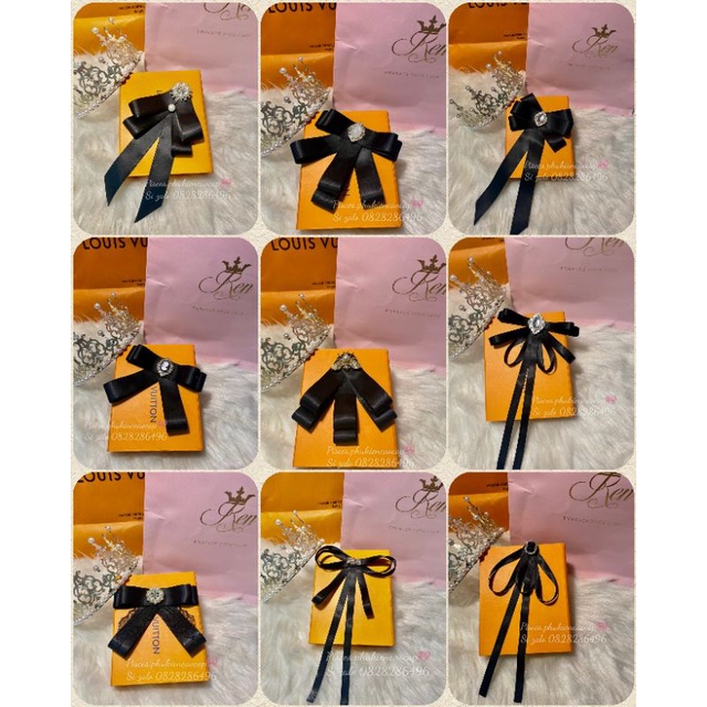 Cài áo nơ thiết kế. sỉ lẻ tag cài áo mẫu chứ hot [video kèm ảnh thật 100%]