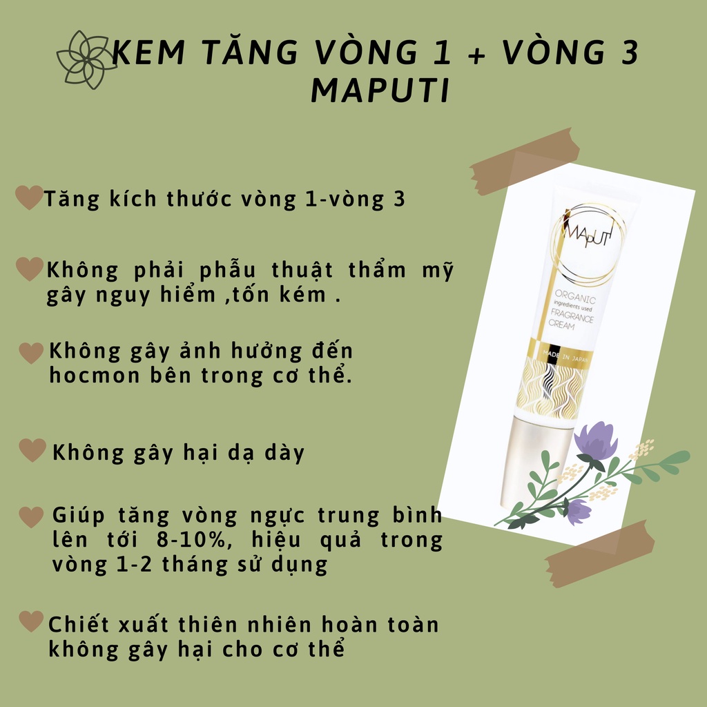 Kem tăng size ngực Maputi (Tăng 1-3 size) | BigBuy360 - bigbuy360.vn