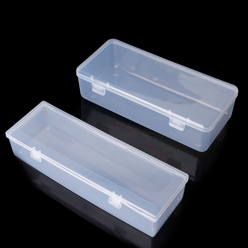 Hộp nhựa trong suốt hình chữ nhật đựng trang sức/đồ dùng tiện lợi
