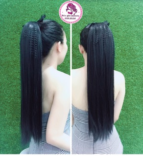 Tóc giả tóc cột thẳng 55cm