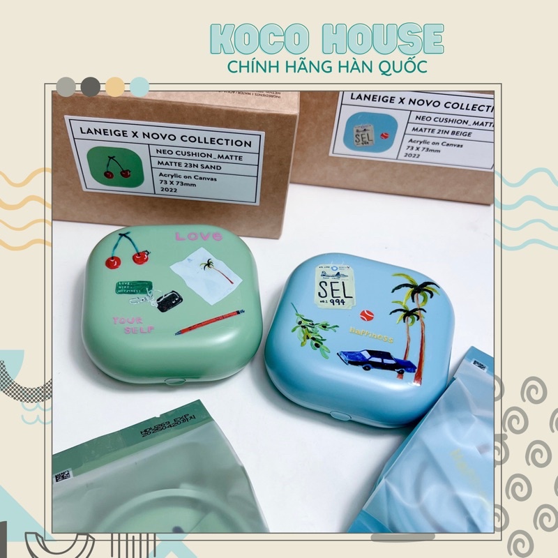 Phấn nước LANEIGE NEO CUSHION MATTE phiên bản Novo collection kèm lõi