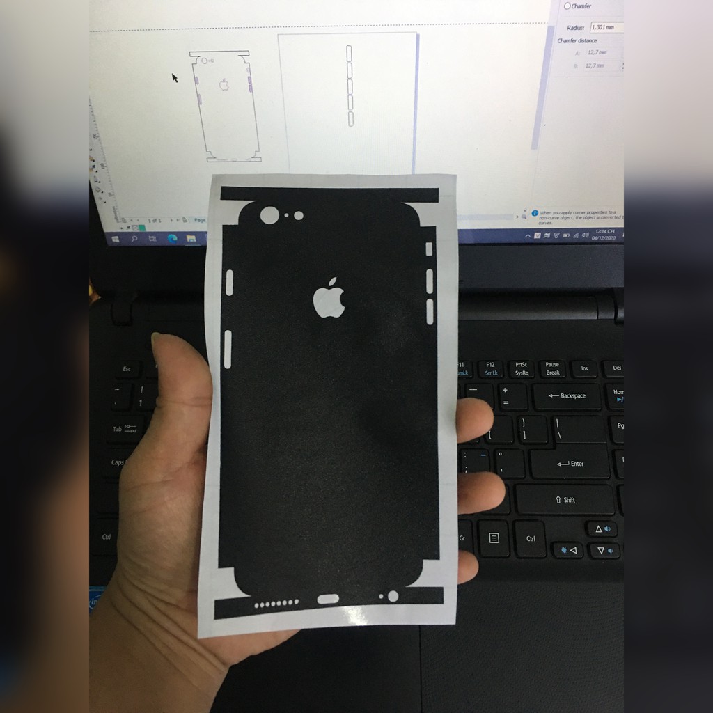 Dán PPF full viền chính hãng cho iphone 12 / 12mini / 12pro / 12pro max, bảo vệ máy tránh trầy xước, tránh qua đập | BigBuy360 - bigbuy360.vn