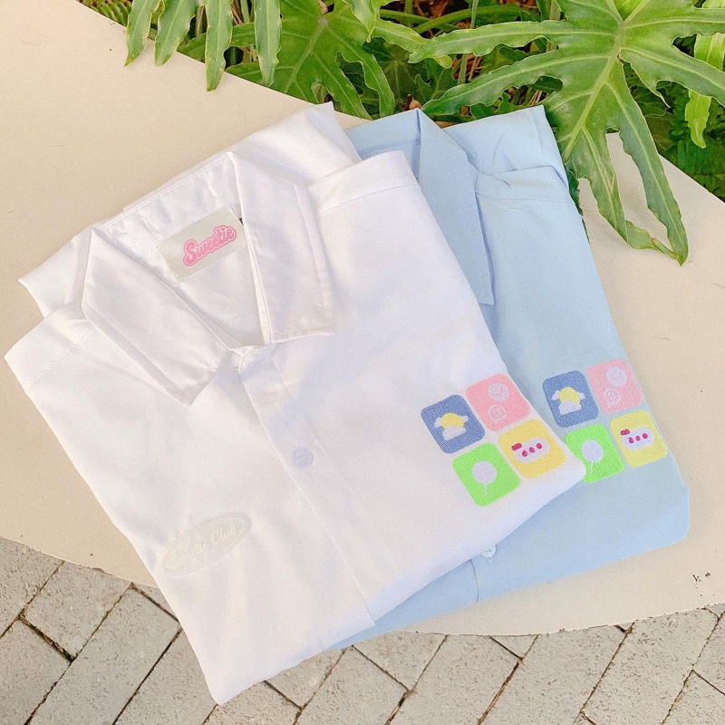 Áo Sơ Mi Sweetie Tay Dài Xinh Xắn - Chất Lụa Mịn | BigBuy360 - bigbuy360.vn