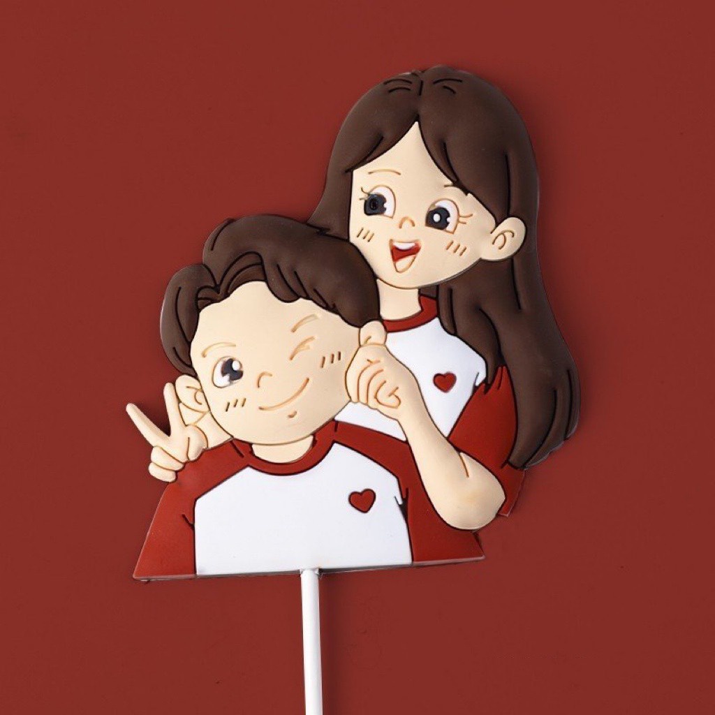 [SIÊU RẺ❤️] – Que cắm Silicon (Mẫu 38) - Trang trí bánh sinh nhật bánh kem