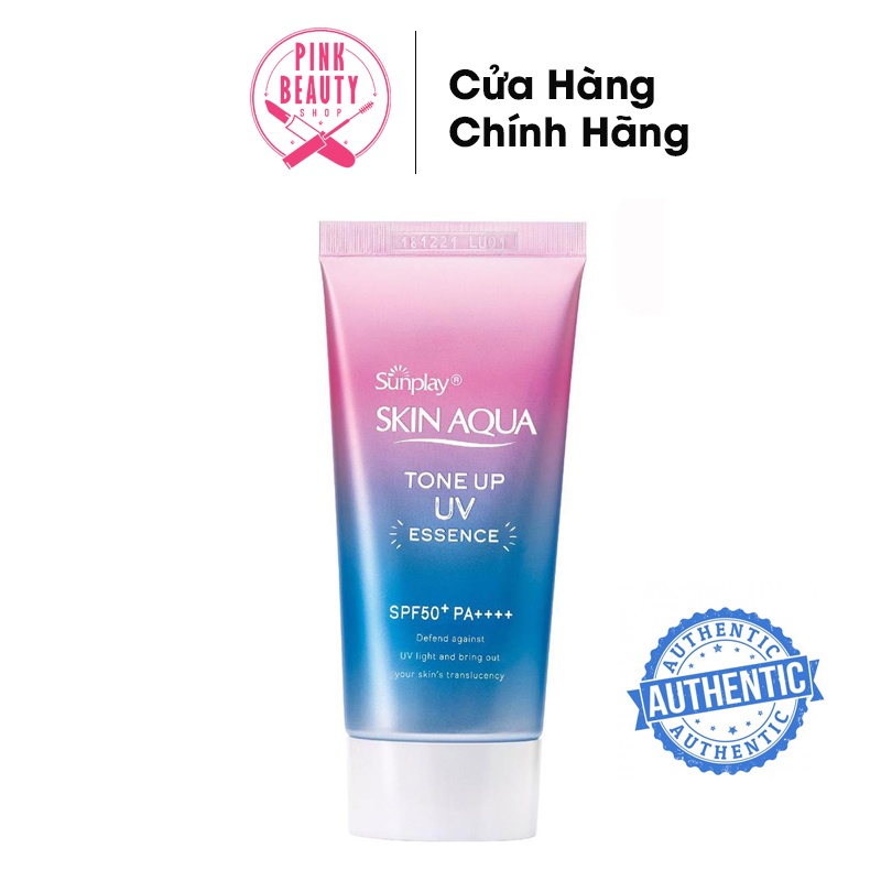 Kem Chống Nắng Sunplay Skin Aqua Tone Up UV Essence - Lavender SPF50+/PA++++ 80g