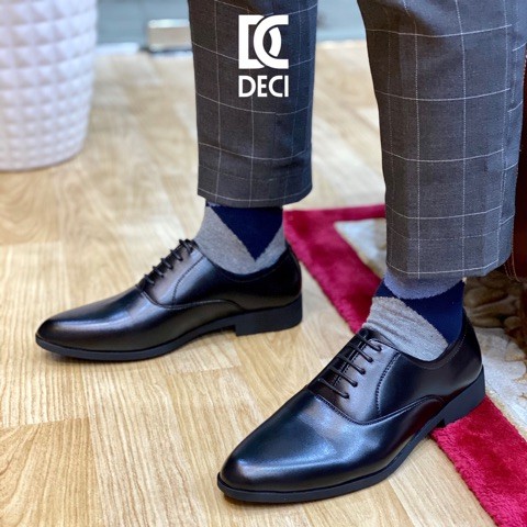 Giày tây công sở mới nhất DECI DX16 đen | BigBuy360 - bigbuy360.vn