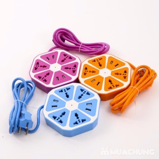 Ổ CẮM HÌNH MÚI CAM CÓ CỔNG USB