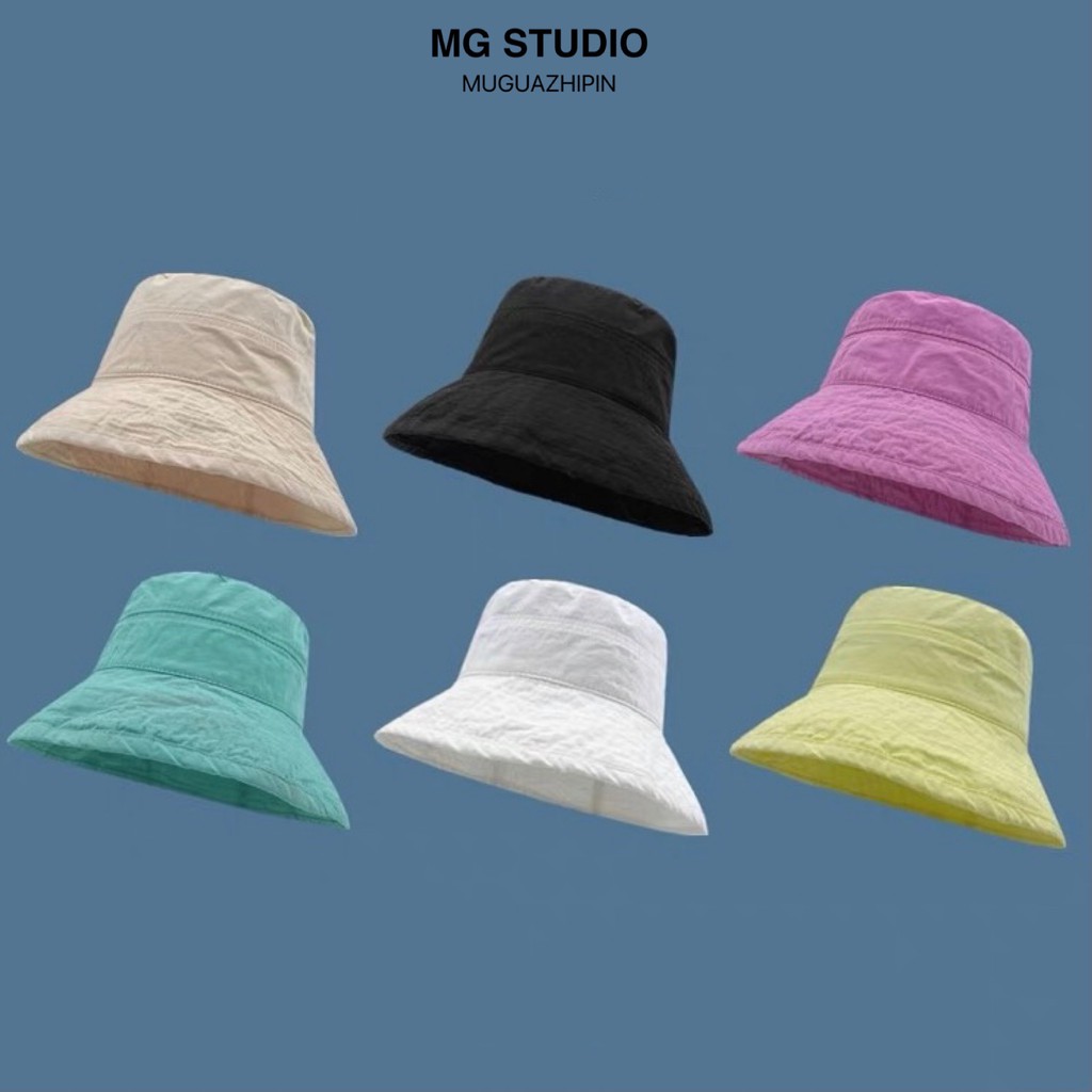 Mũ Tai Bèo MG STUDIO Rộng Vành Chất Liệu Cotton Mềm Mại Với 6 Màu Sắc Lựa Chọn