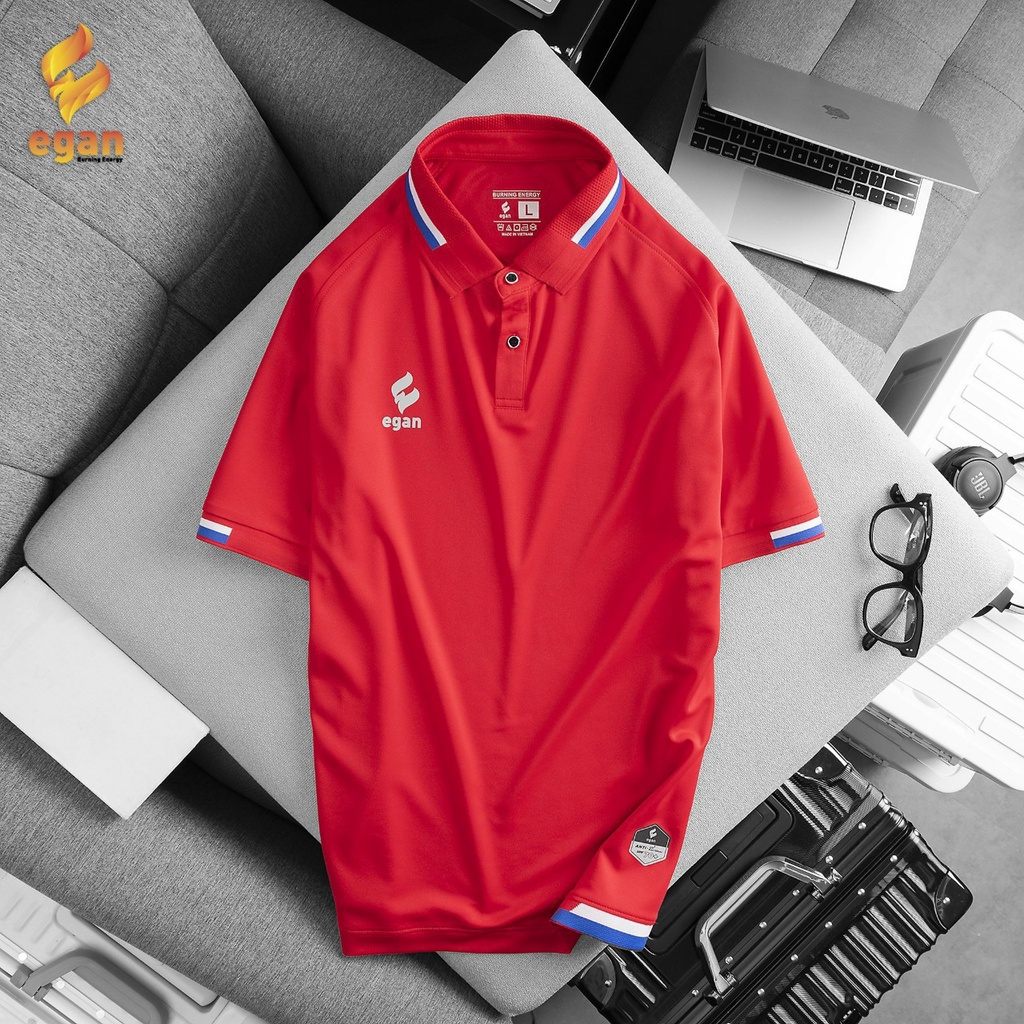 Áo polo Egan 04 mẫu mới 2022 chống tia UV thun cao cấp chính hãng đủ màu sắc phối tính tế