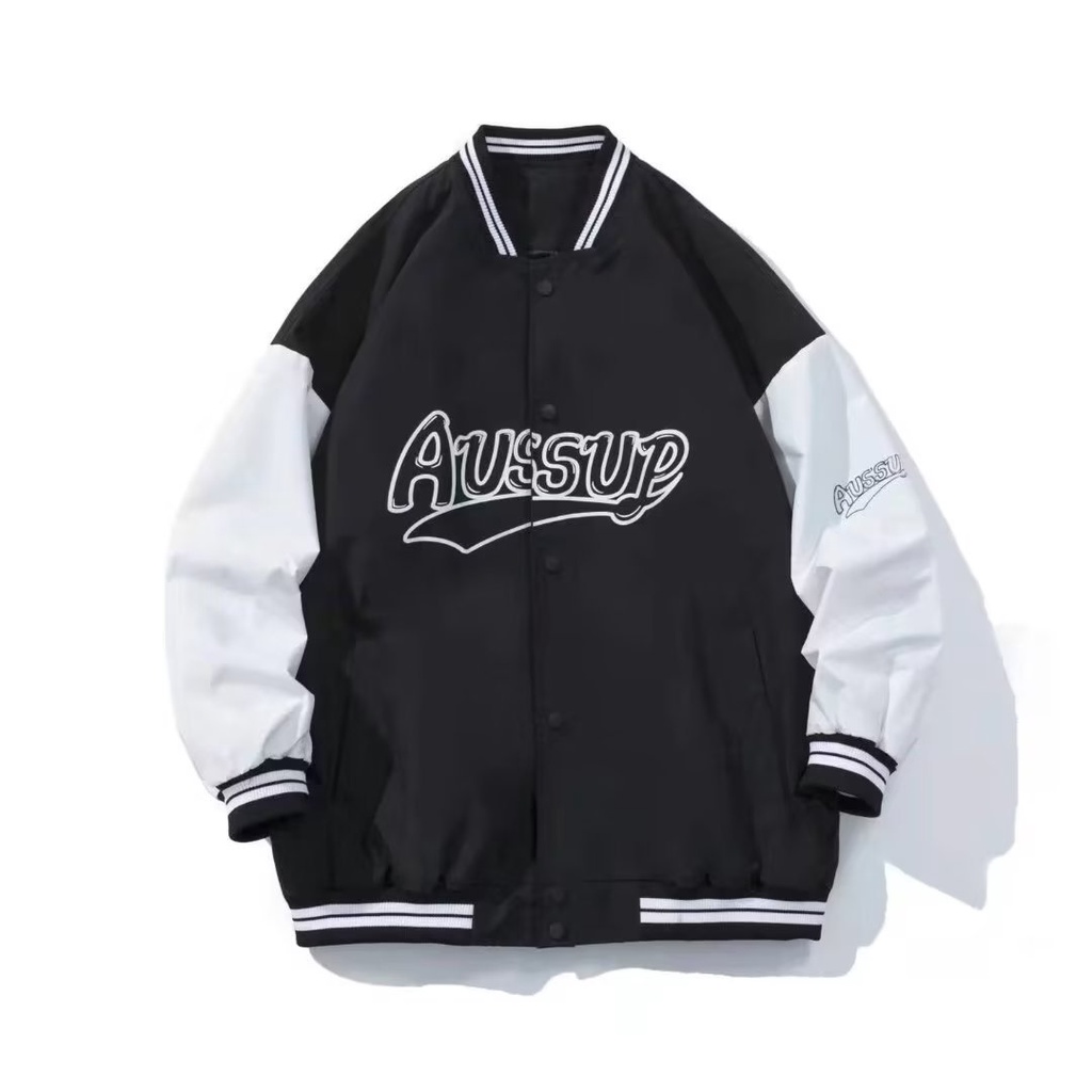 Áo Khoác Bomber Kiểu Nam Nữ  AUSSUP Thời Trang Unisex