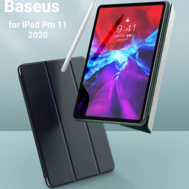 Bao da nam châm Baseus iPad Pro 11, 12.9 2018,2020 Gen 7 Gen 8 10.2/ Air 4 Simplism Y-Type Leather Smart Case Chính Hãng