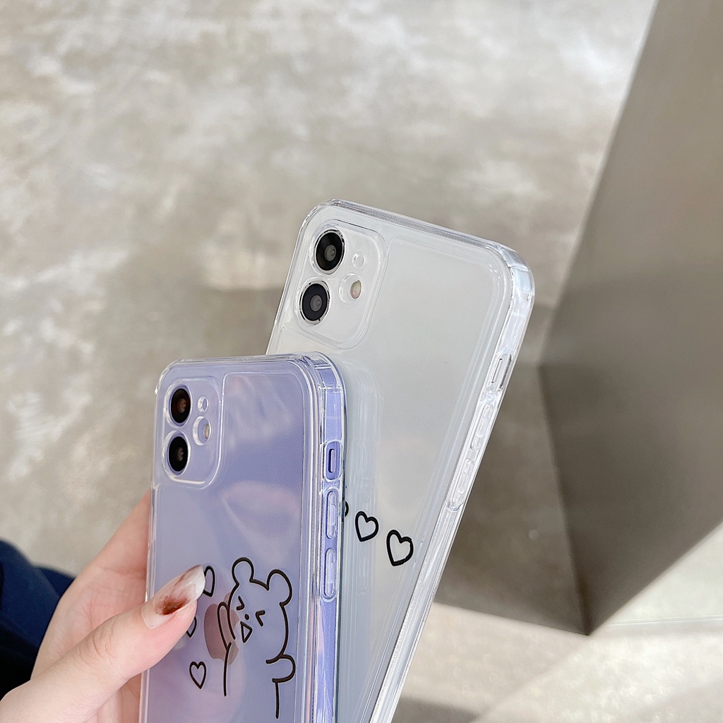 Ốp lưng iphone ốp Điện Thoại Tpu Trong Suốt In Họa Tiết Hoạt Hình Thời Trang Cho Iphone 7 6s 8 7plus 11 Pro 12 Pro Max Xs Max Xr 11 Pro Max