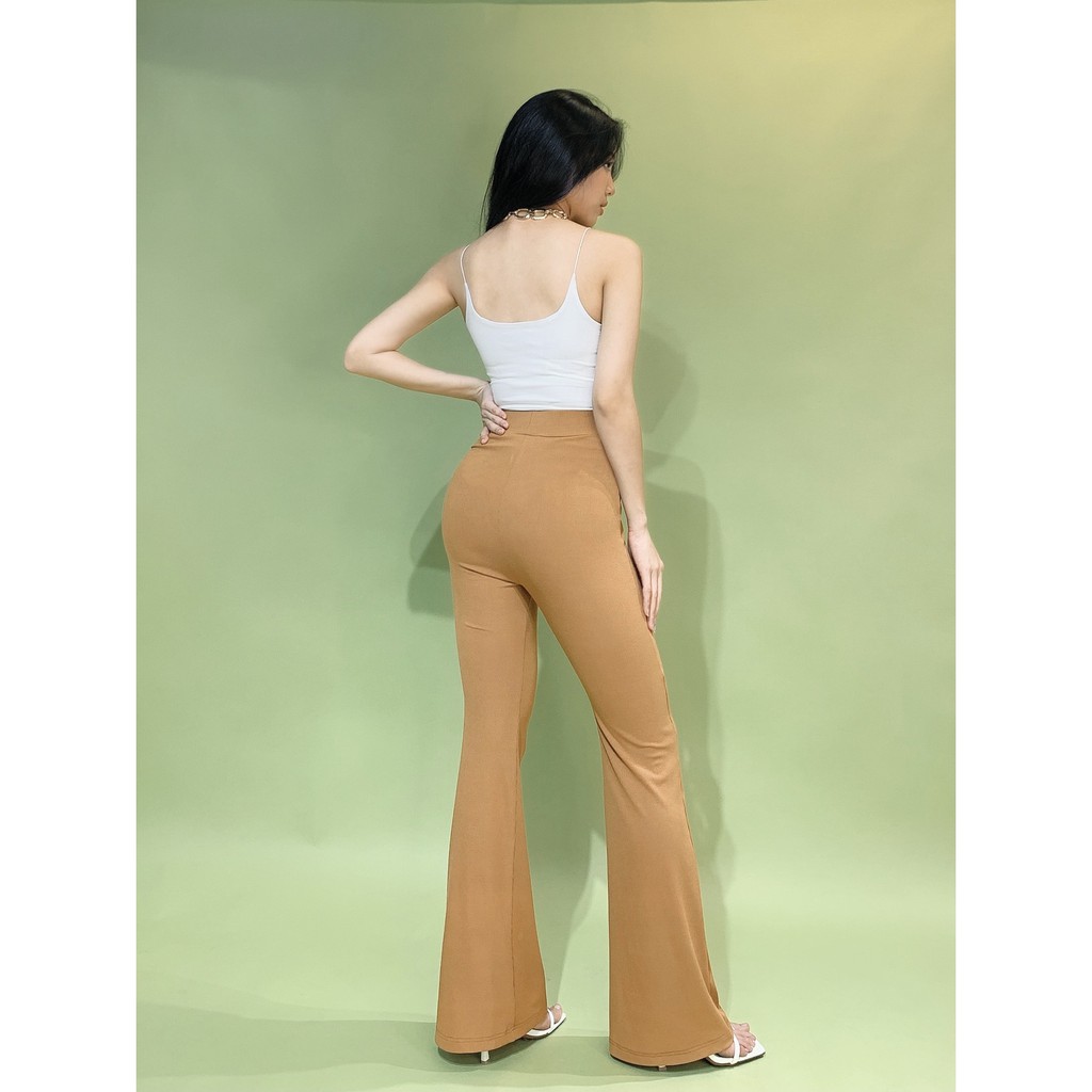 Quần Ống Loe Nữ BUSY Len Tăm Chun Co Giãn QOL3 | BigBuy360 - bigbuy360.vn