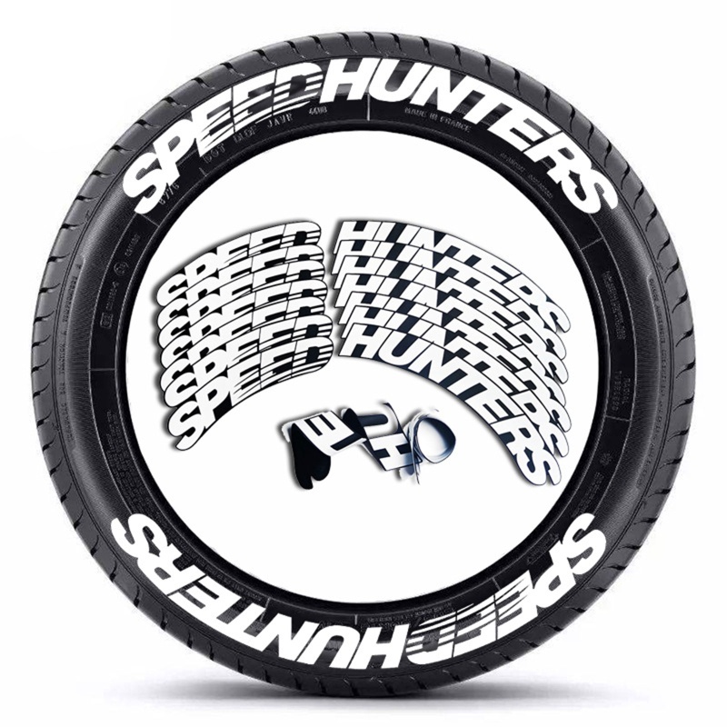 Sticker Phản Quang Họa Tiết Speed Hunters Trang Trí Xe Scooter DIY