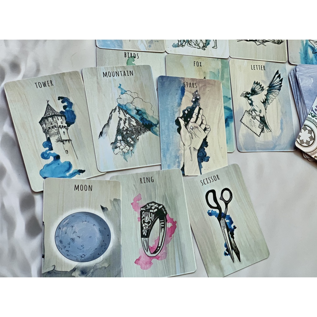 Bộ bài Scying Ink Lenormand size gốc