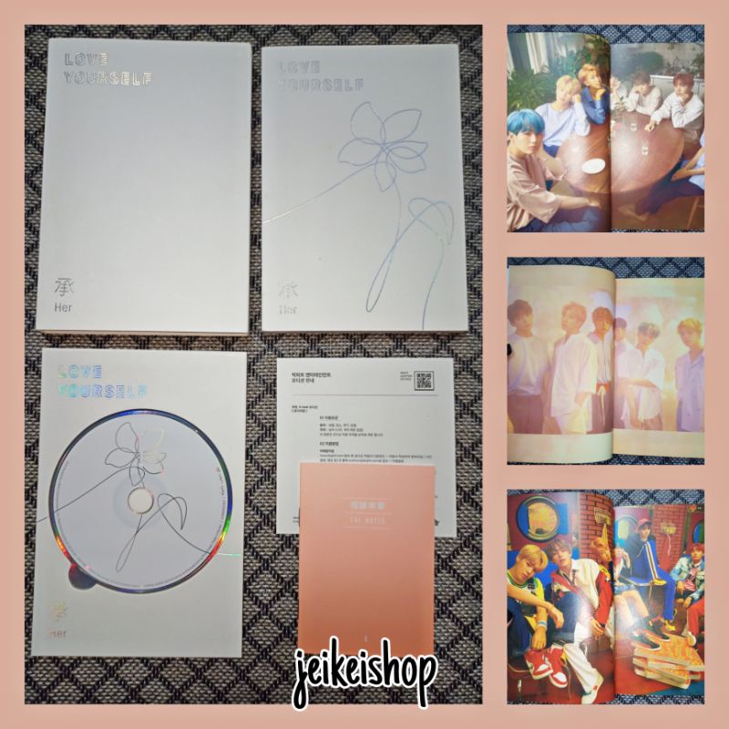 BTS ALBUM LOVE YOURSELF HER KHÔNG PHOTOCARD