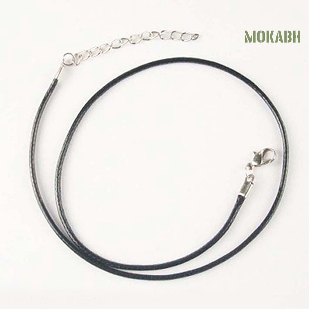 Set 10 Vòng Cổ Choker Bện Dây Giả Da Màu Đen Thời Trang Có Thể Điều Chỉnh