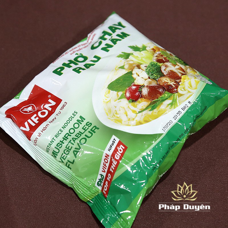  Thực Phẩm Chay - Phở Chay Rau Nấm Vifon, Gói 65gr