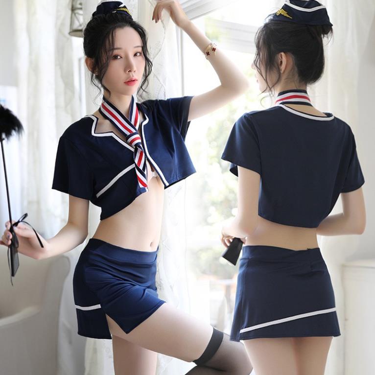 Set Đồ Ngủ Cosplay Nữ Phi Công Xinh Xắn | BigBuy360 - bigbuy360.vn