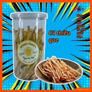 Khô cá thiều que đồ ăn vặt Hà Nội Mango Food đóng hũ pet siêu sạch trọng lượng 200g