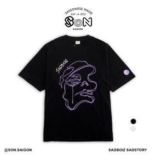 SADBOIZ - Áo thun SADBOIZ SAD STORY/  BLACK Local Brand Son.Saigon