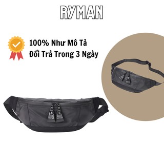 Túi Bao Tử Nam Đeo Ngực Vải Oxford Chống Thấm Nước Màu Đen Phong Cách Thời Trang Giới Trẻ Hàn Quốc Mới Nhất Năm 2021
