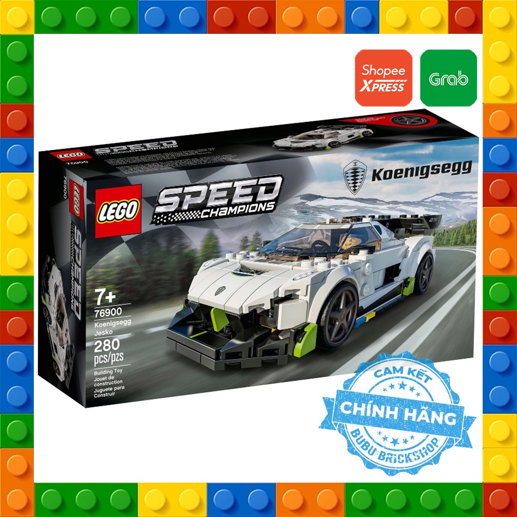 Lego Speed Champions 76900 - Koenigsegg Jesko - Bộ xếp hình Lego Xe đua Koenigsegg Jesko