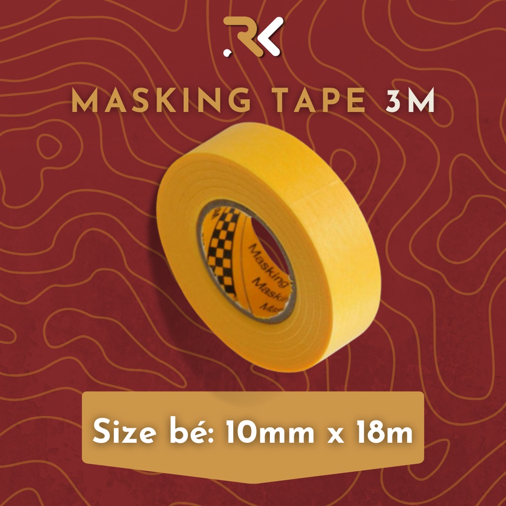 Masking Tape 3M | Tape mod 3M | Băng keo giấy 3M 243J Plus | Rekeyboard