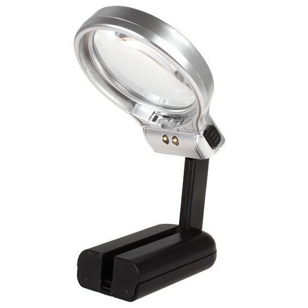 Kính lúp phóng đại kèm 2 đèn LED