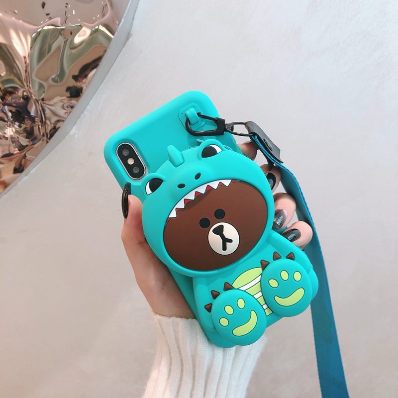 ỐP Gấu Ví OPPO Tặng Kèm Dây Đeo Cute | BigBuy360 - bigbuy360.vn