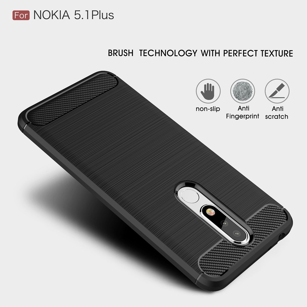Ốp Lưng Silicon Chống Sốc Cho Nokia 5.1 Plus (Nokia X5)