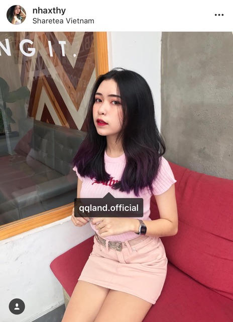 Chân váy denim ngắn dáng chữ A 4 màu | BigBuy360 - bigbuy360.vn