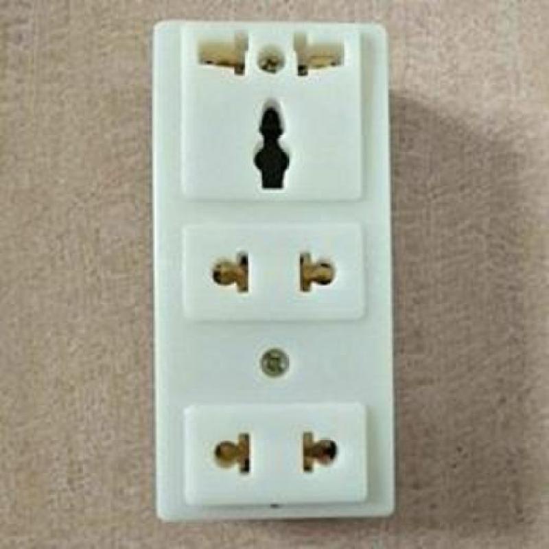 Ổ cắm 3 ngả đa năng, Ổ Cắm 3 Lổ Có Đa Năng 16A-250V