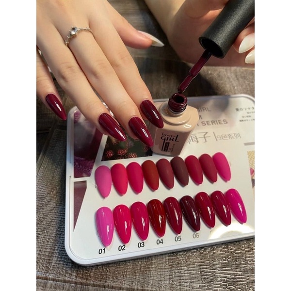 Sơn honey girl tông hồng tím