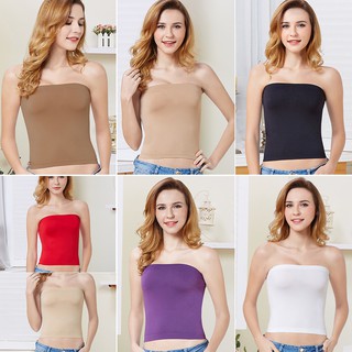 FREESHIP ĐƠN 99K_ Phụ nữ chống lóa ống Top Long Slim quây ngực Đồ lót ngực