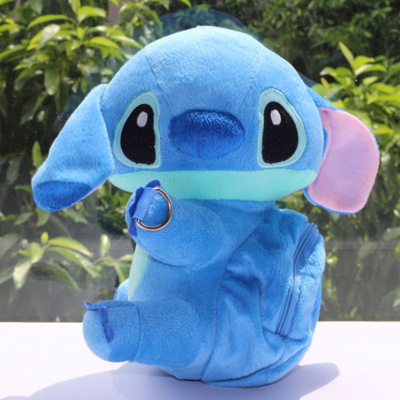 Túi Đeo Chéo Hình Stitch Nhồi Bông Đáng Yêu