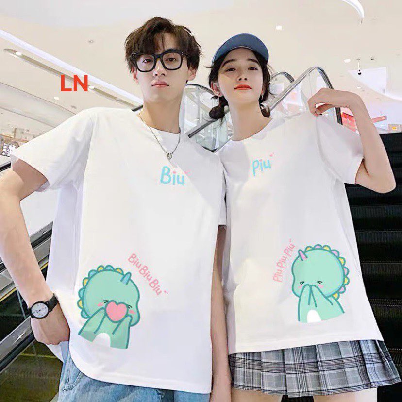 Áo đôi khủng long piu piu