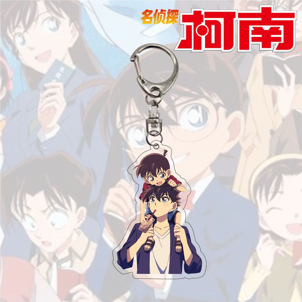 Móc khóa hình nhân vật anime Detective Conan bằng acrylic