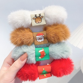 Dây cột tóc phong cách giáng sinh dễ thương tùy chọn màu sắc cho nữ