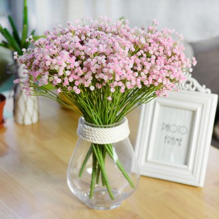 Hoa baby giả bằng vải lụa dùng trang trí
