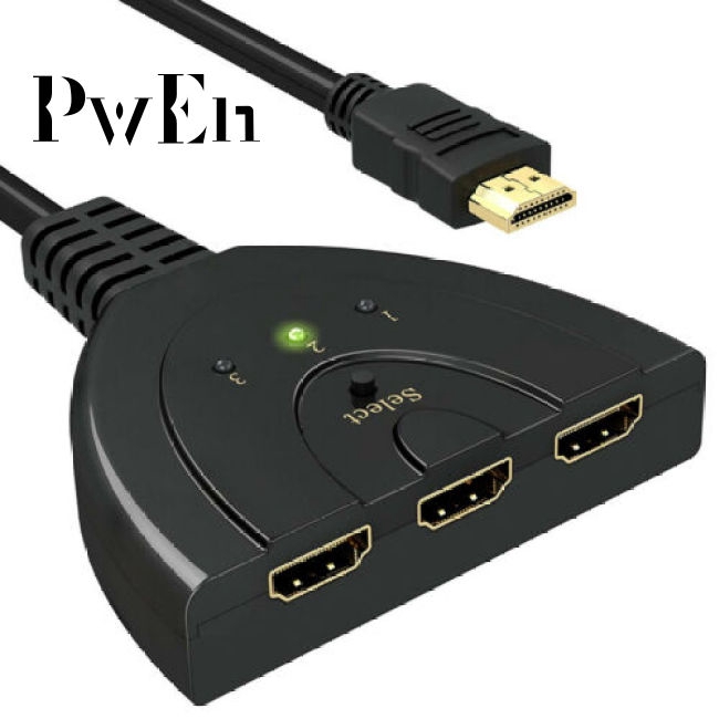 3 Port HDMI Splitter Cable 1080P Multi Switch Switcher Hub Box for LCD HDTV PS3 Xbox