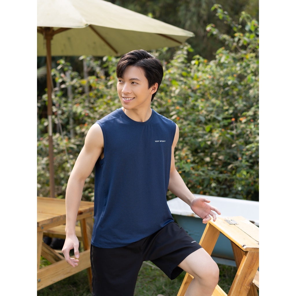 Áo thun t-shirt nam YODY, áo Tanktop Nam Thể Thao Năng Động thoáng mát thấm hút mồ hôi STM5071