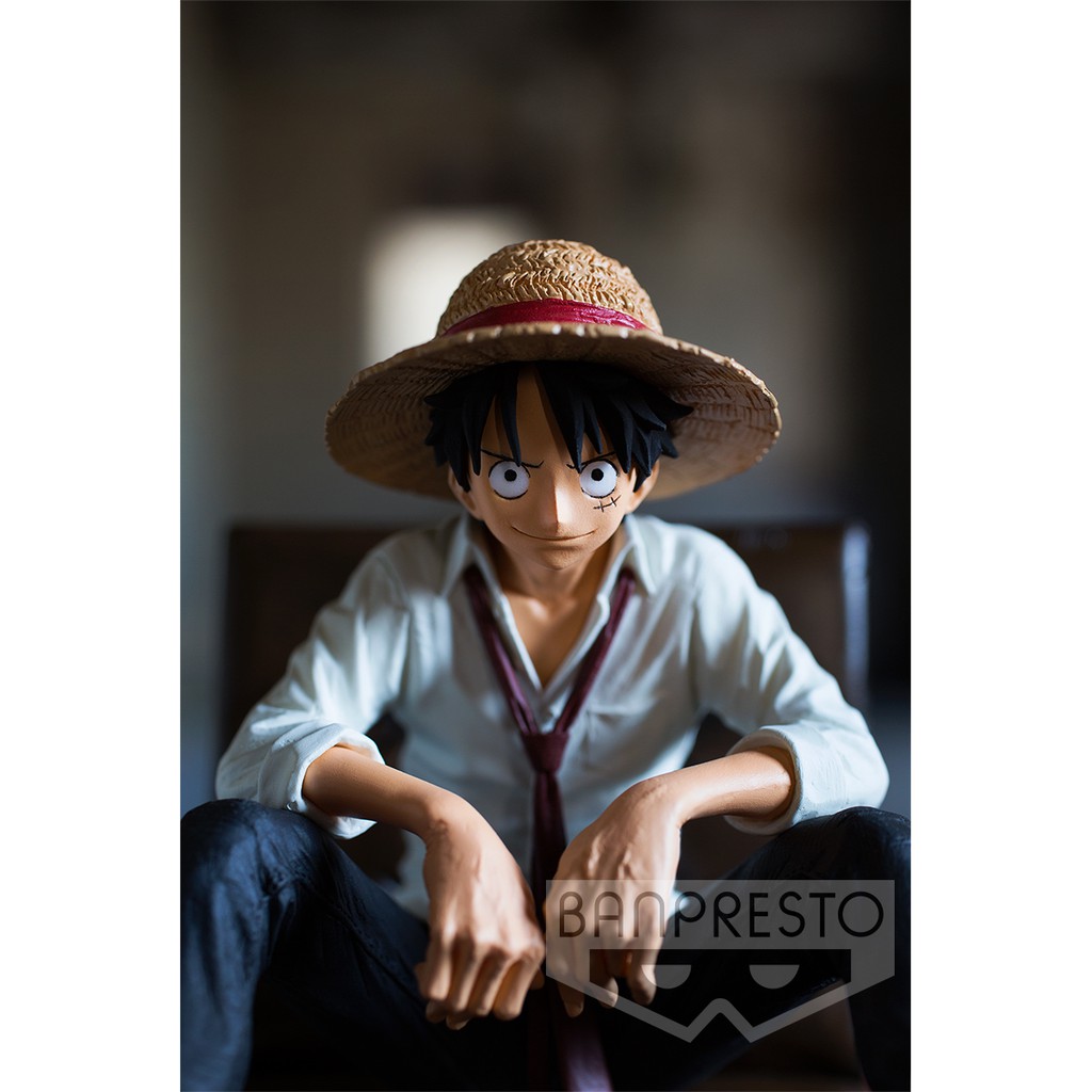 Mô Hình Nhân Vật Luffy &amp; Boa Hancock Ngồi Ghế - One Piece